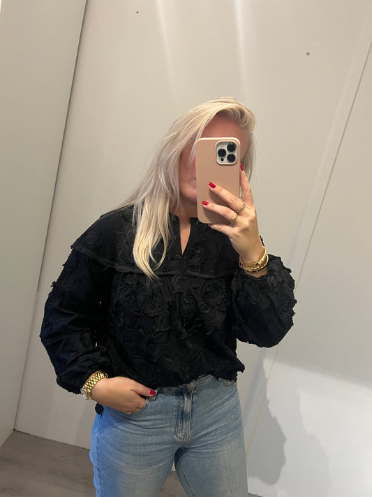 Loua blouse zwart