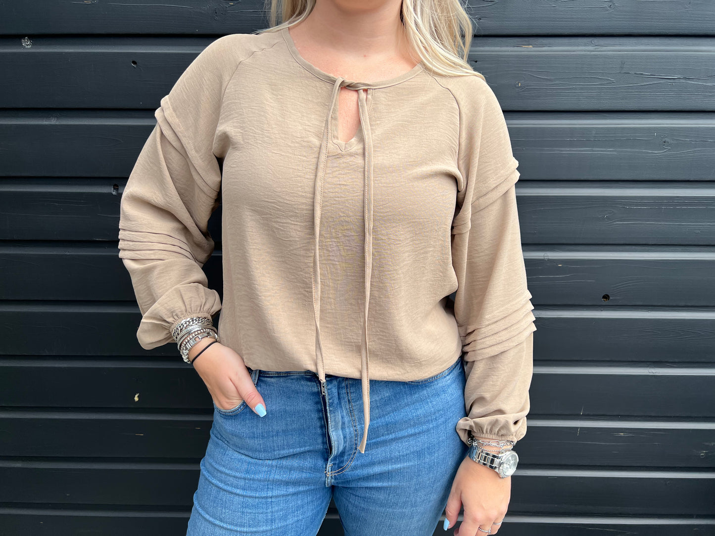 Blouse Jill taupe